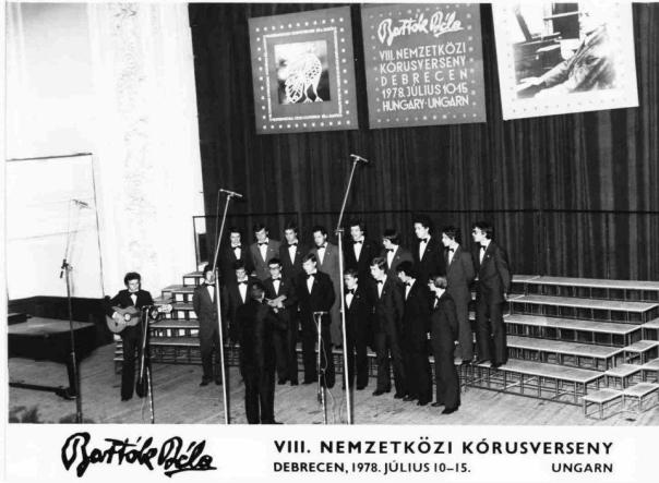 Férfi Vokálegyüttes - Debrecen, 1978